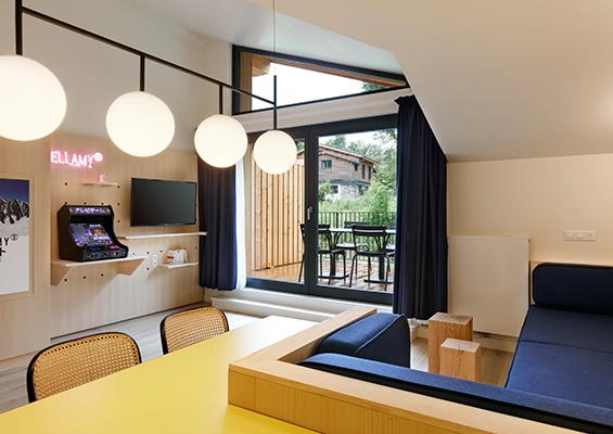 2-room apartment with terrace Bellamy overview