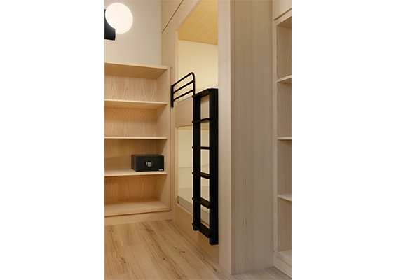 2 room apartment with terrace Bellamy bedroom bunk bed