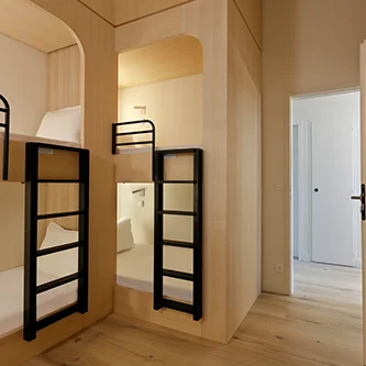 Appartement 4 pièces lit superposé