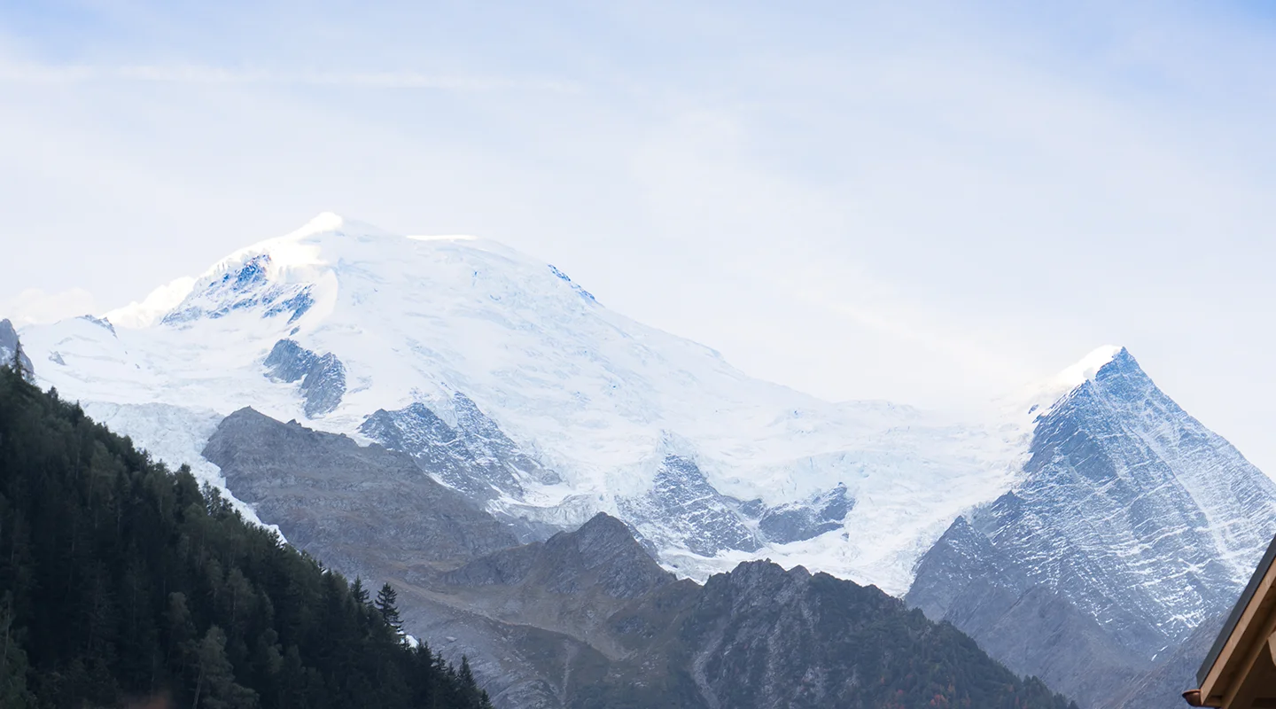 Vue des appartements Bellamy Chamonix