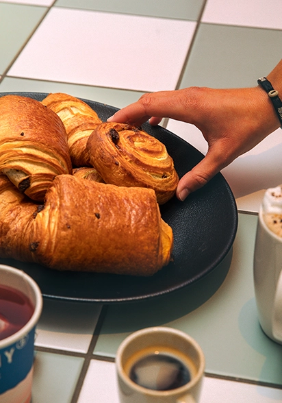 petit déjeuner aux appartements Bellamy