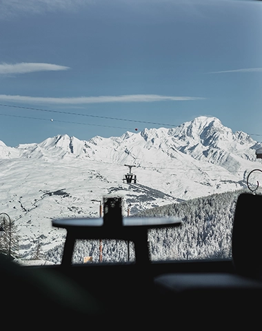 montagne enneigées à La Plagne