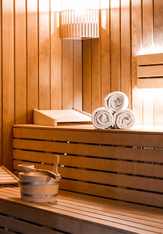 Sauna hôtel araucaria la plagne