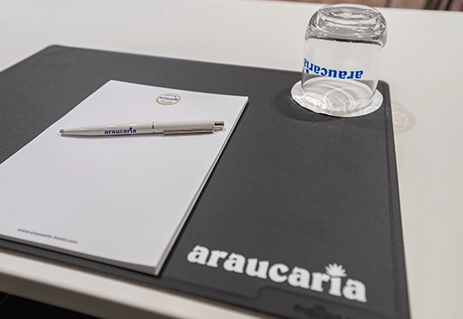 salle conférence à l'hôtel araucaria la plagne