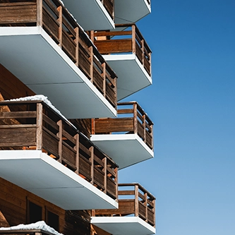 Balcon, façade Araucaria Hôtel & Spa