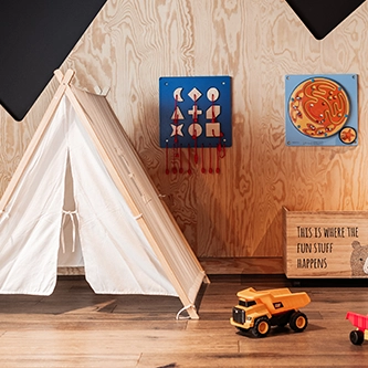 Jeux et cabane enfant Araucaria Hôtel & Spa