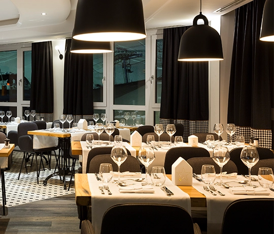 Buffet dinner at Araucaria in La Plagne