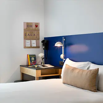 Chambre double vue tête de lit