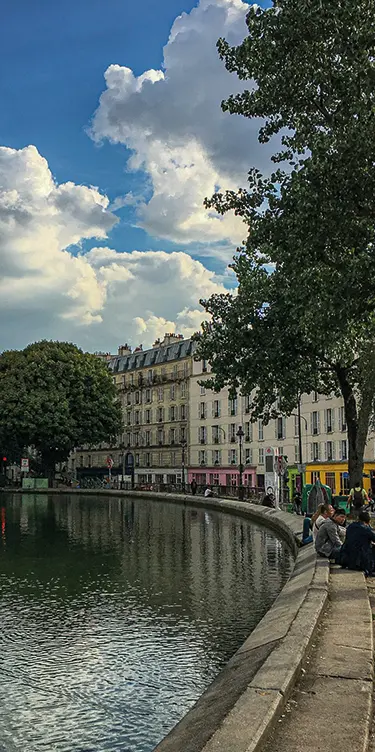 Canal de Saint-Martin à Paris