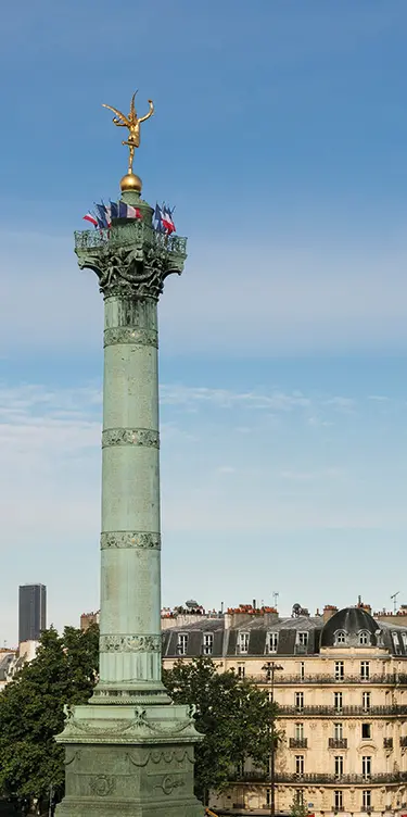 Place de la Bastille à Paris
