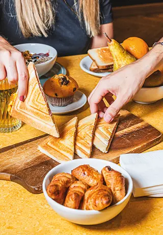 Petit déjeuner à Oh la la