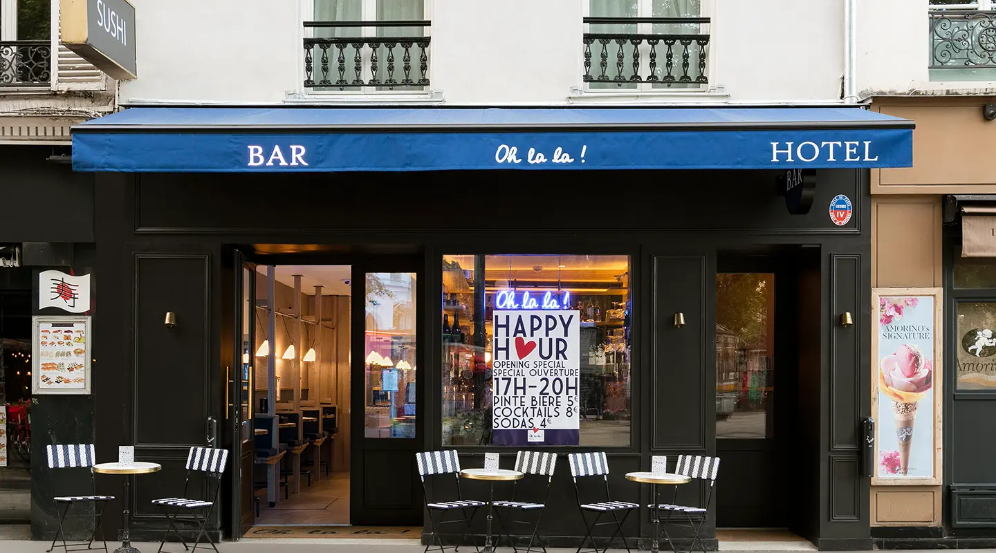 façade hôtel oh la la paris