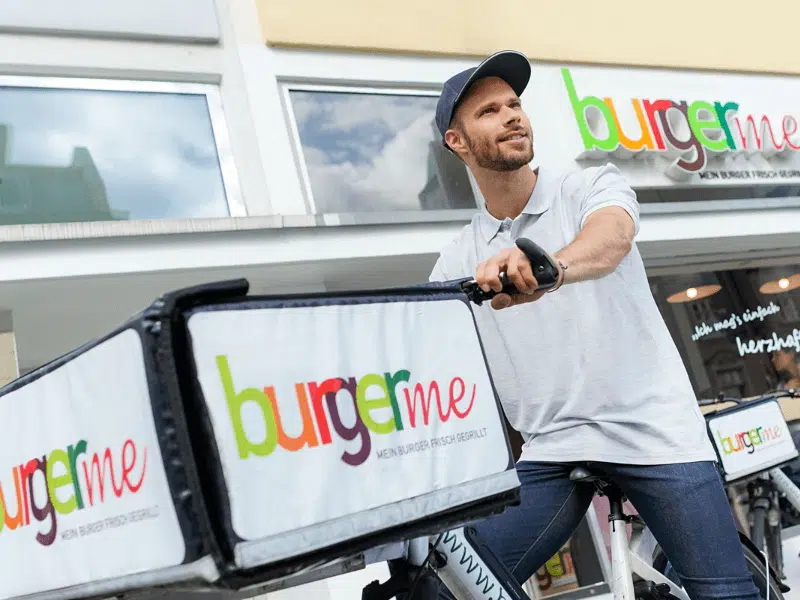 burgerme Lieferfahrer