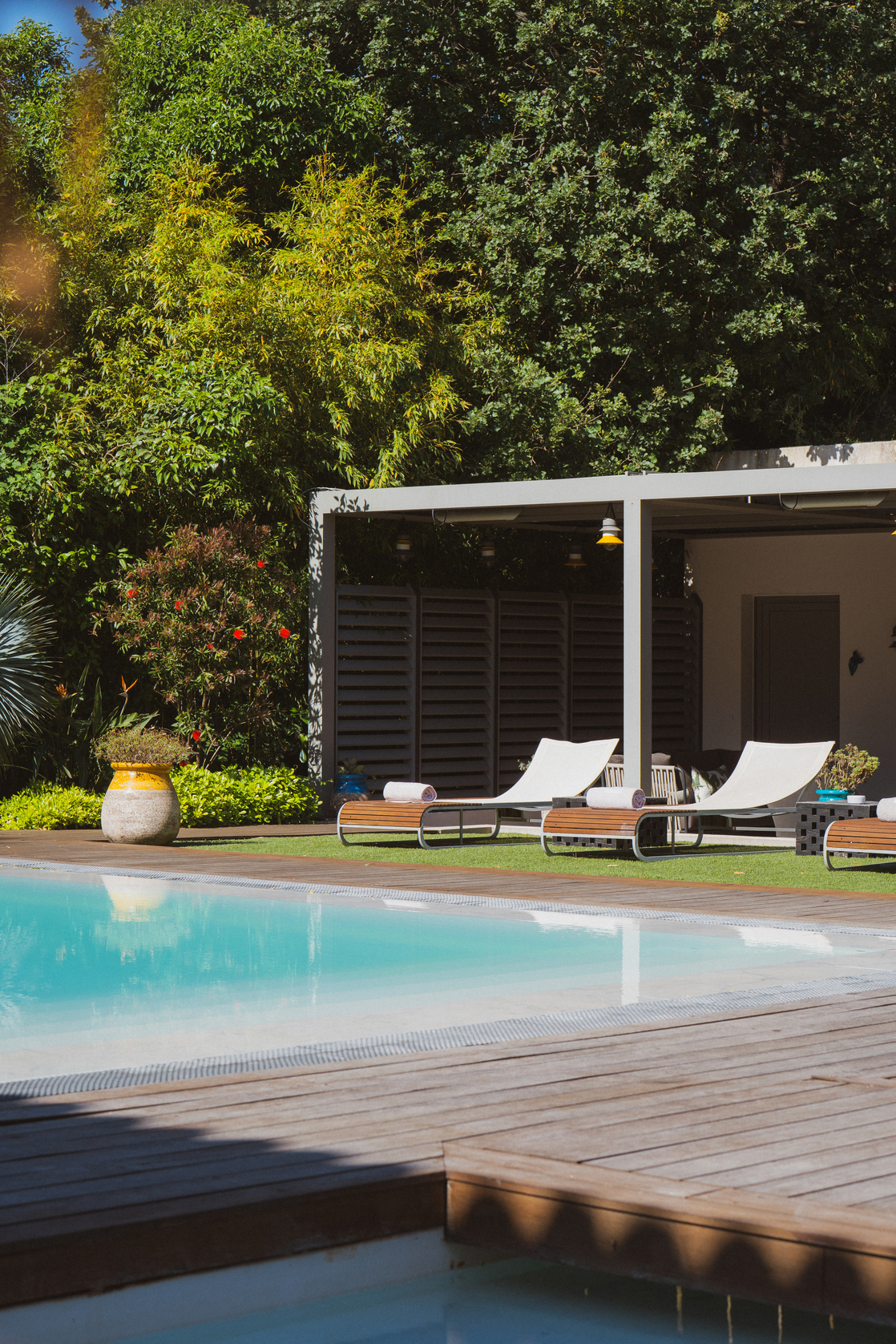 Piscine chambre Ibiza Kube Saint-Tropez