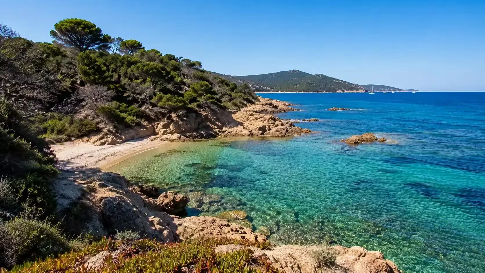 Cala del Cap Taillat vicino a Saint-Tropez