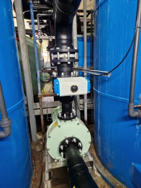 Kunststof procesinstallatie in productie bij RDW Processing — vakkundige uitvoering en kwaliteitscontrole