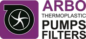 Logo ARBO — thermoplastische pompen en filters