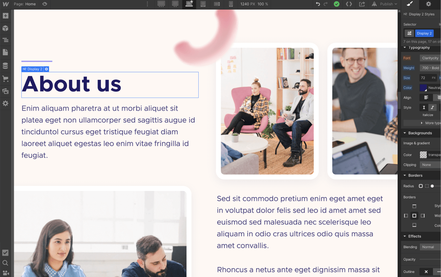 Static Content - Designroom X Webflow Template