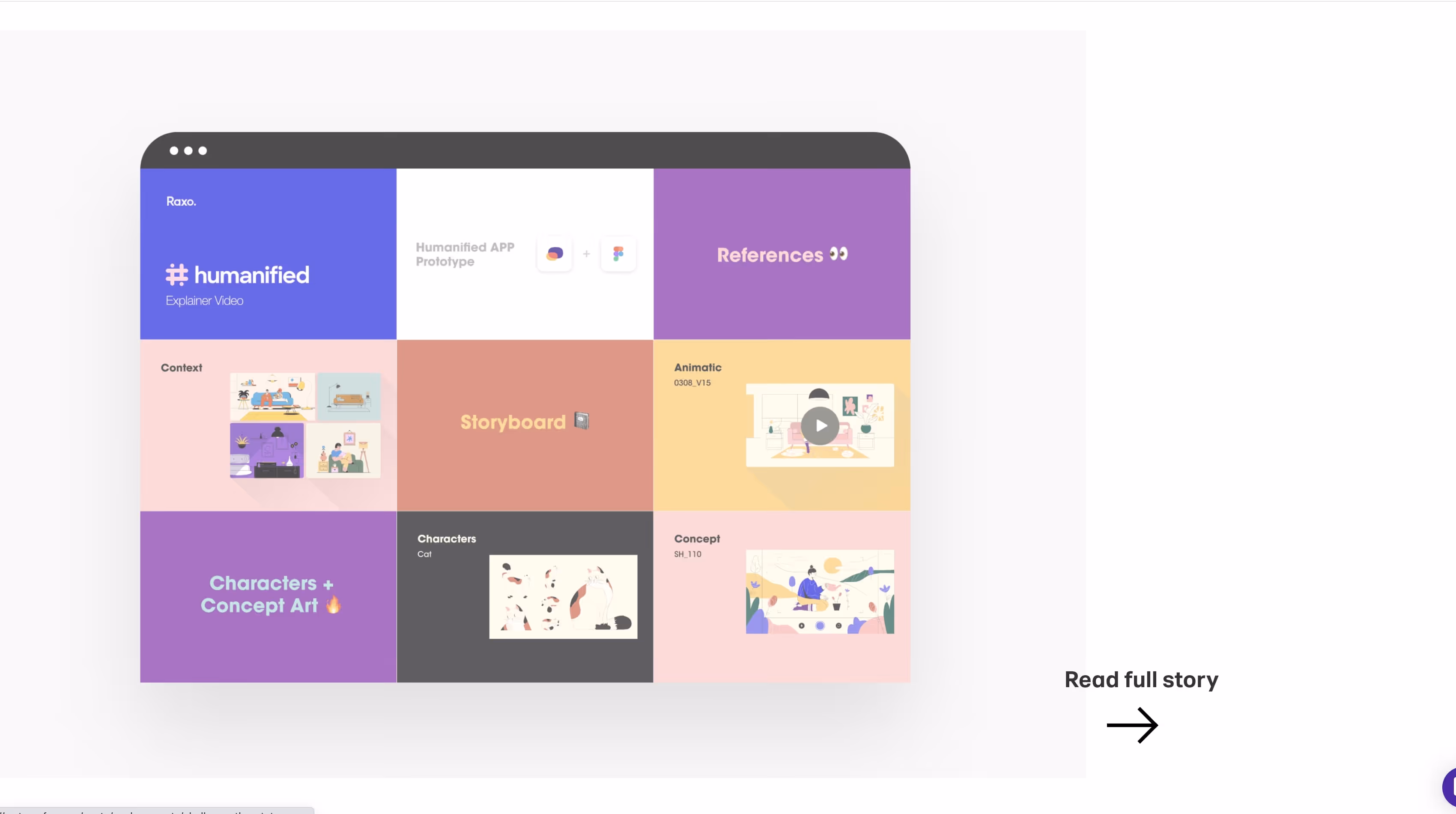 Screenshot Webflow Animation auf wetransfer.com/paste/home/de