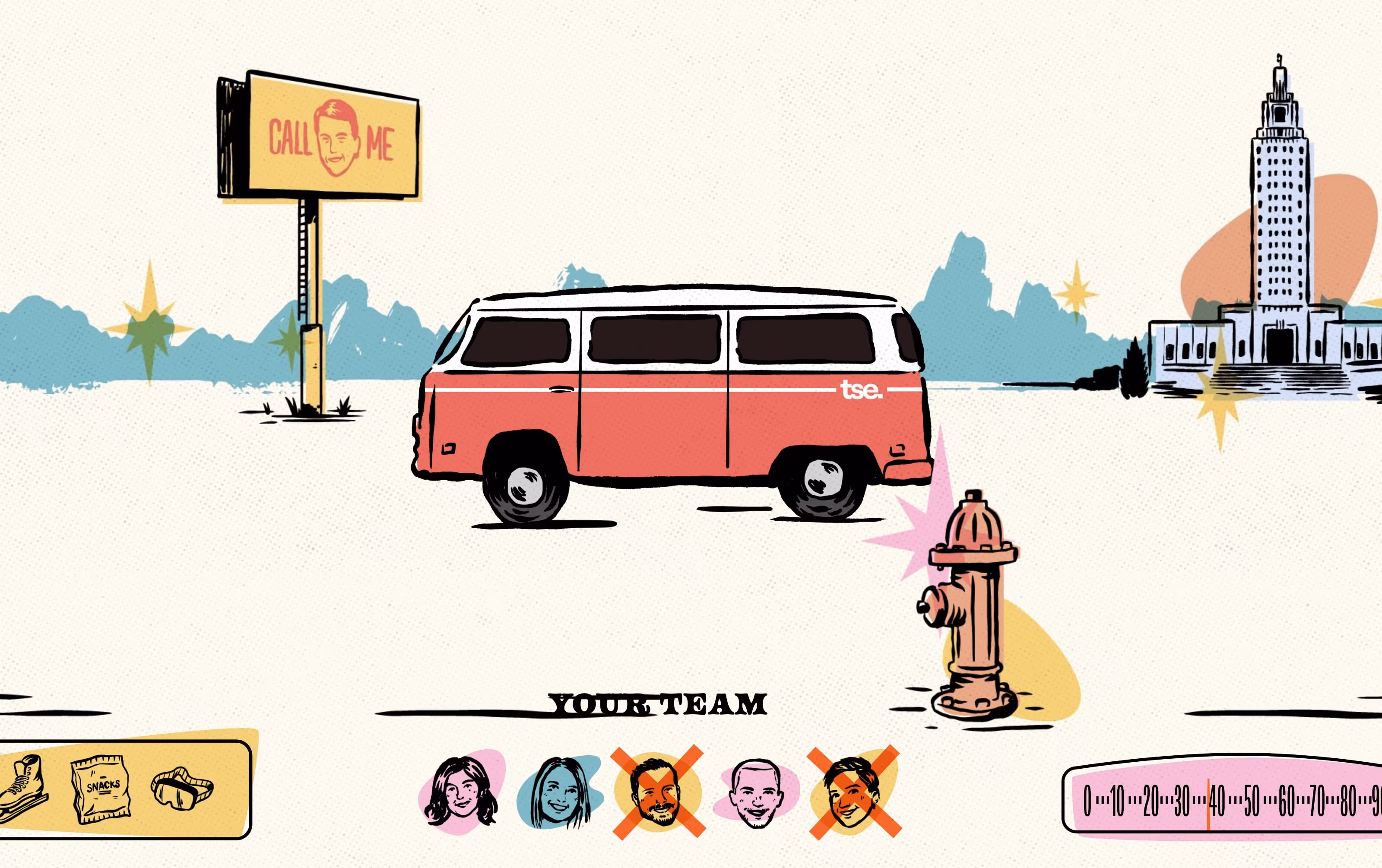 Screenshot Webflow Game Roadtrip Reveal