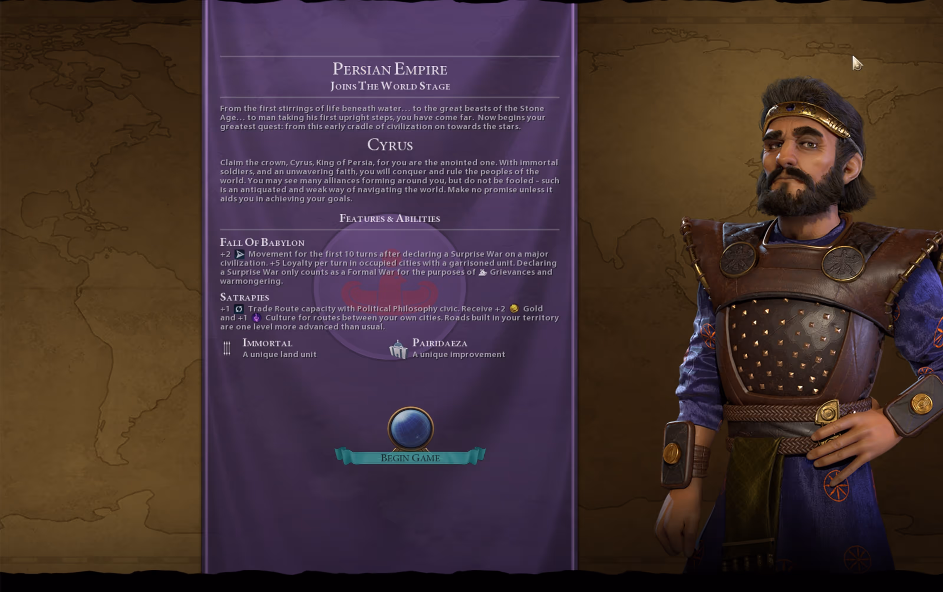 Civilization VI nachgebaut mit Webflow