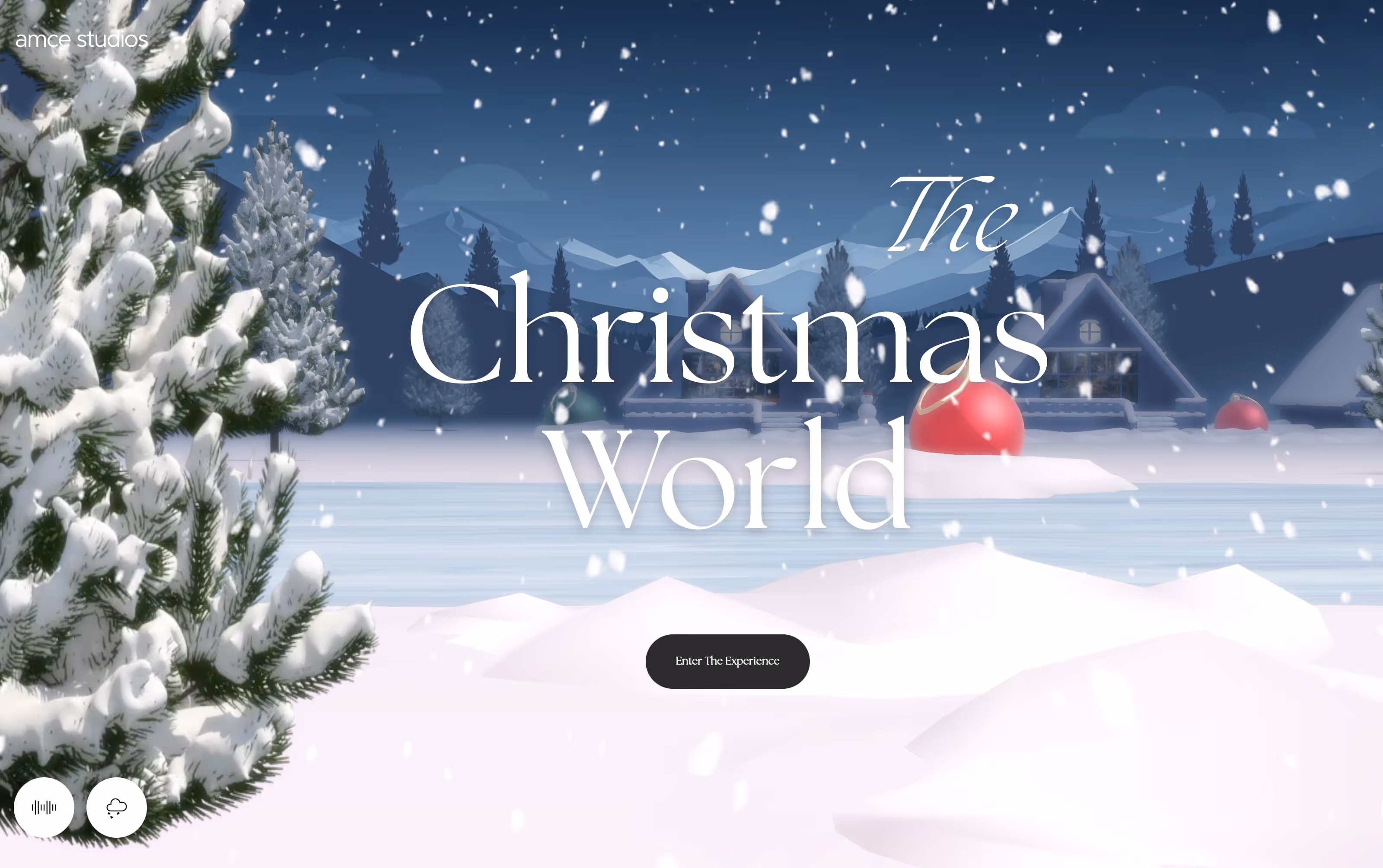 Screenshot Startbildschirm Christmas World von amce studios