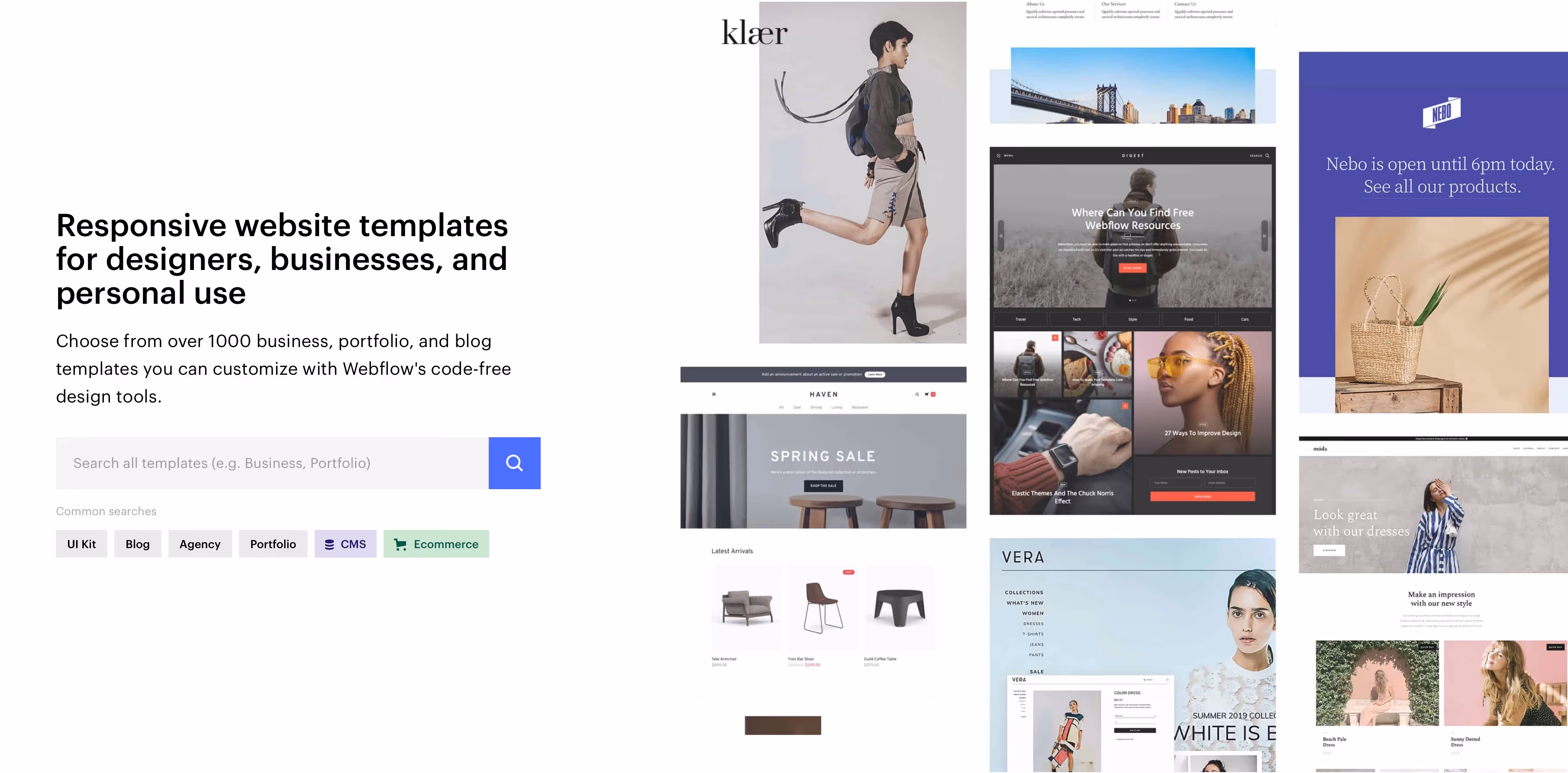 Webflow Templates