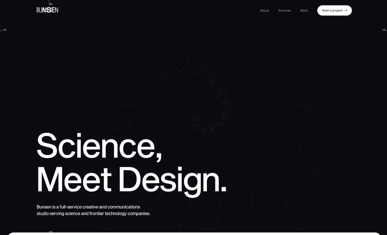 Bunsen Website Screenshot