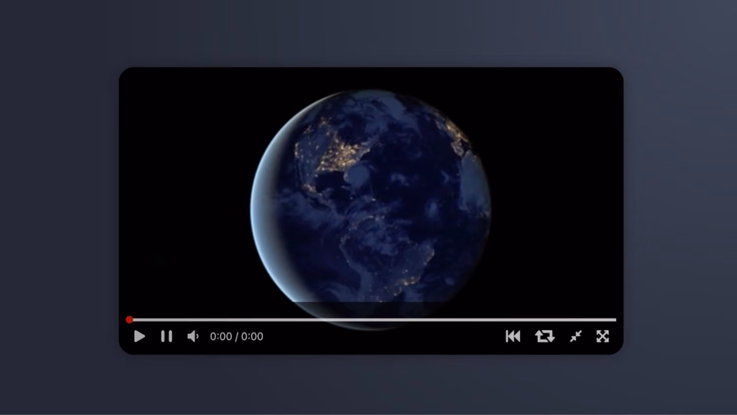 Eigener Video Player komplett in Webflow gebaut