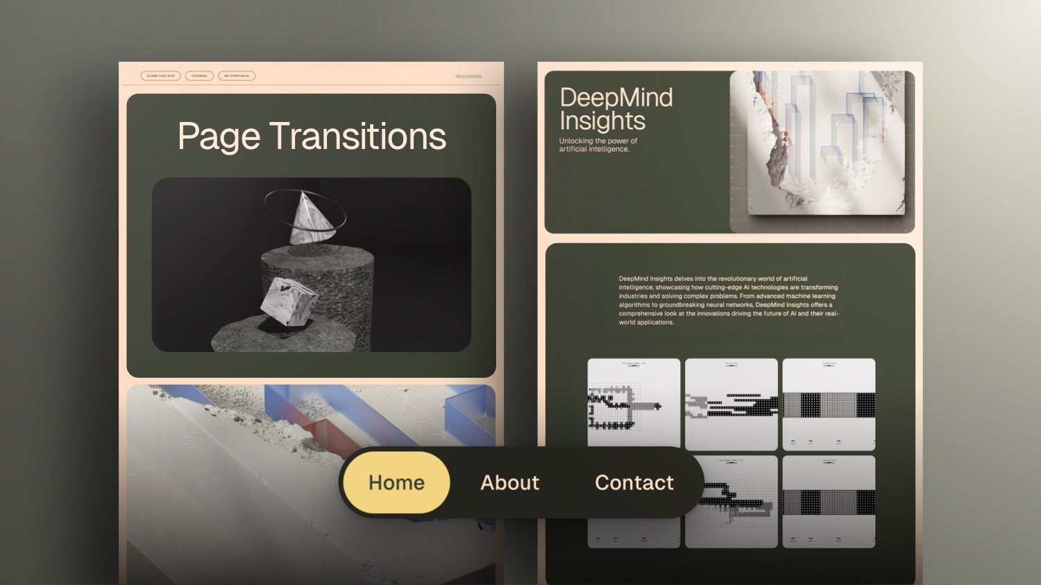Vorschaubild zum Beitrag: Website Page Transitions mit 2 Zeilen CSS Code