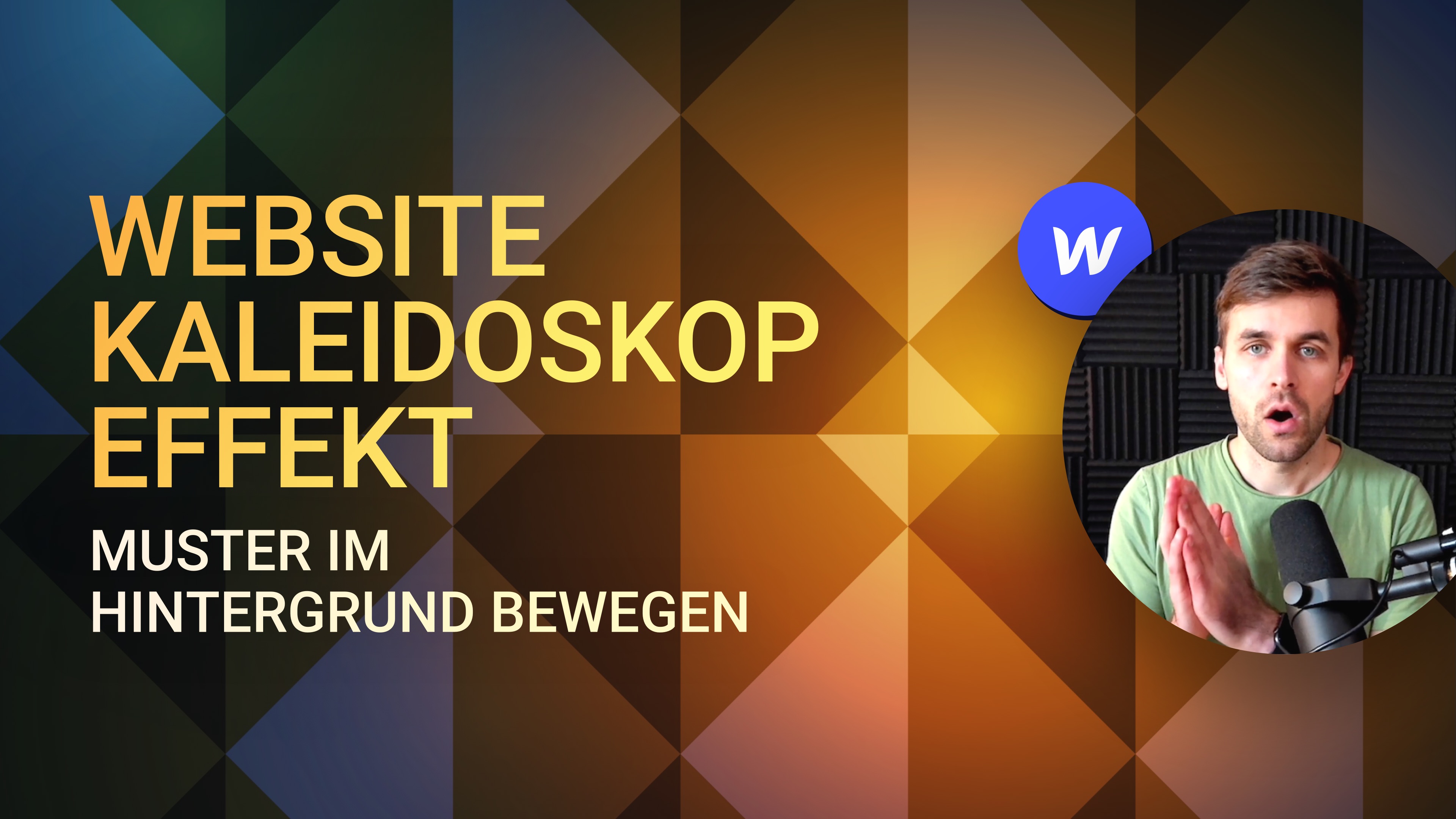 Vorschaubild zum Beitrag: Kaleidoskop Effekt in Webflow