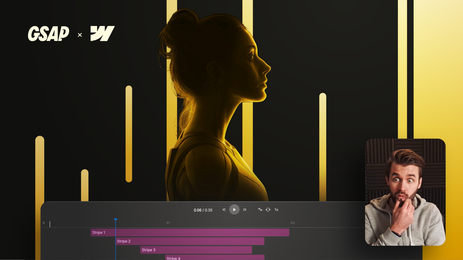 Vorschaubild zum Beitrag: GSAP Scroll Animation mit Glow-Effekt in Webflow
