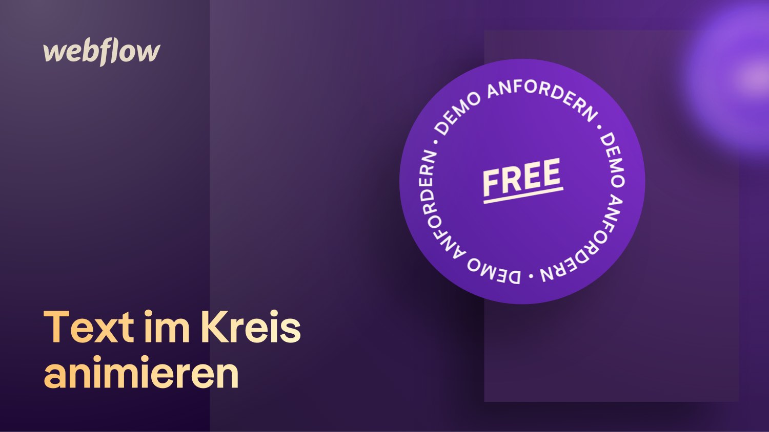 Vorschaubild zum Beitrag: Badge mit Text im Kreis erstellen und animieren