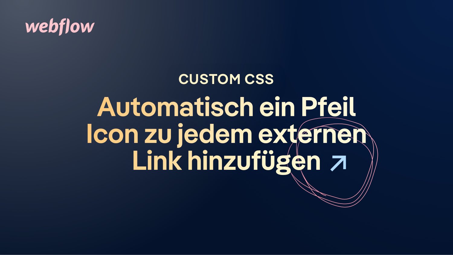 Vorschaubild zum Beitrag: Automatisch ein Pfeil Icon zu jedem externen Link hinzufügen