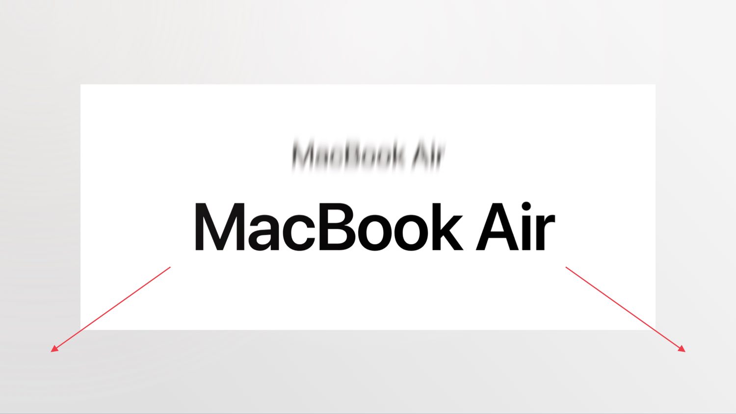 Vorschaubild zum Beitrag: Apple Website Schriftzug Zoom-In Scroll Animation