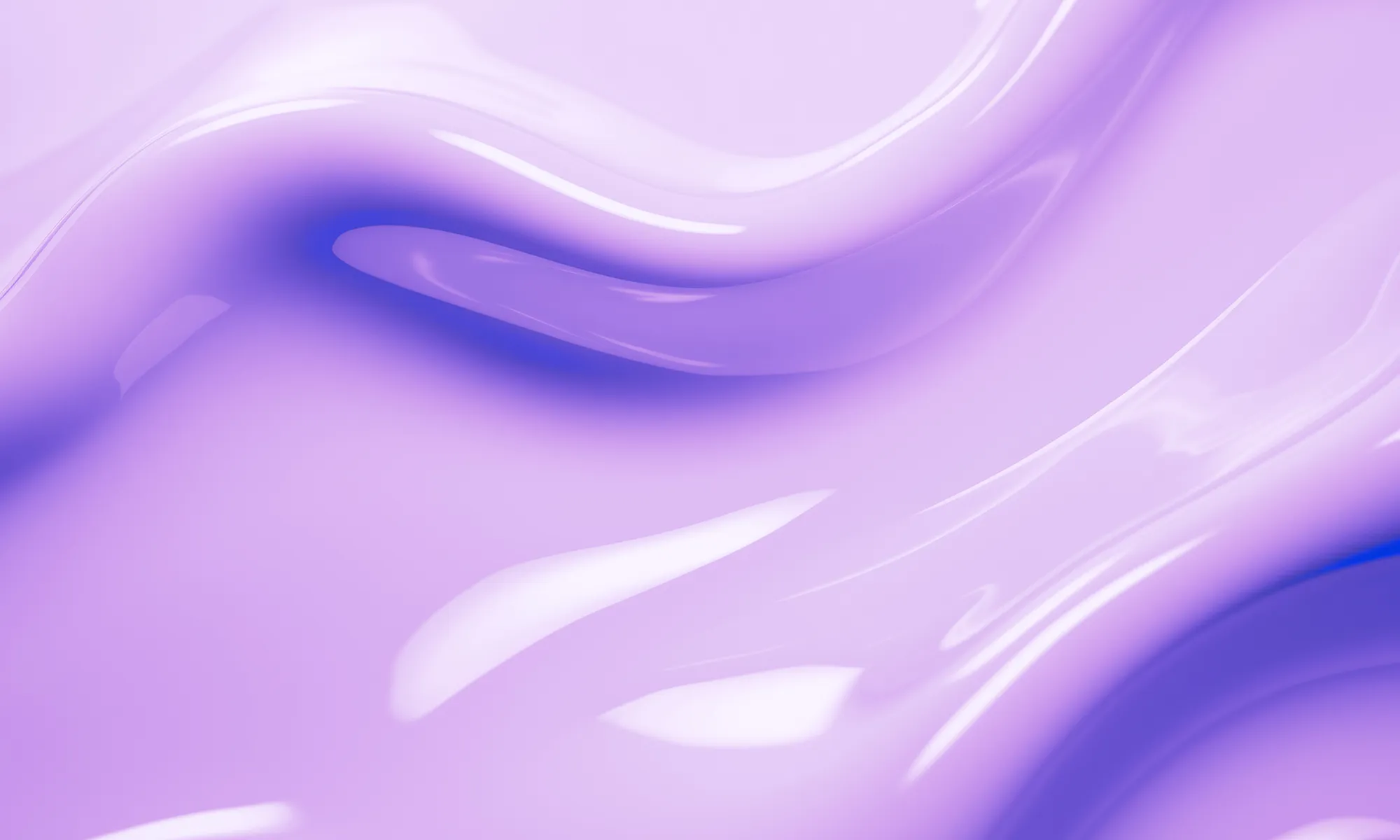 Paarse en blauwe vloeiende abstracte achtergrond met zachte golven en moderne gradiënten voor zakelijk gebruik