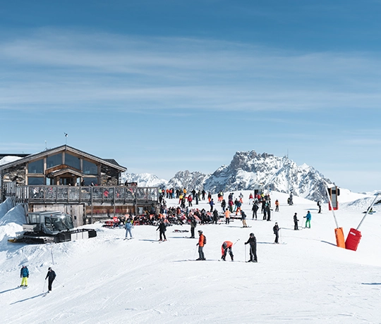 Summit of the Les Menuires station