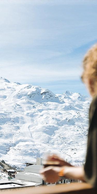 Vue depuis les chambres de l'ours blanc