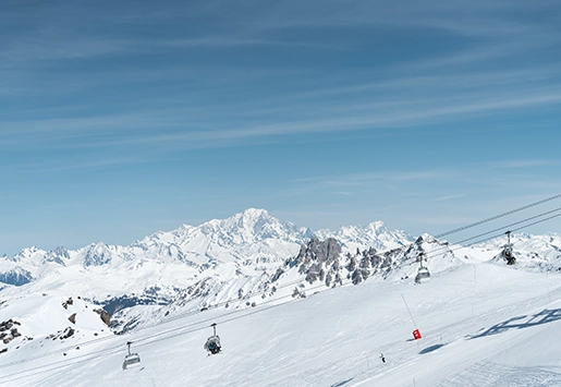 Snowy Mountains Polar Bears Les Menuires