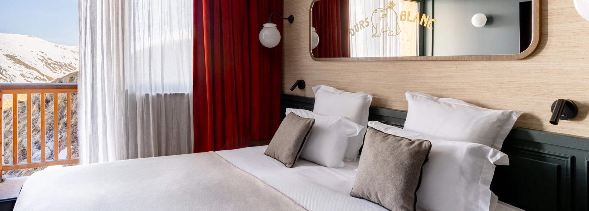 Room at the Hotel Ours Blanc Les Menuires