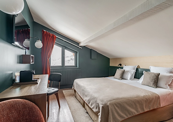 Attic room at the White Bear office