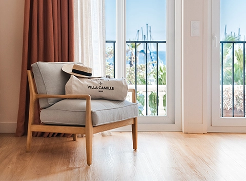 Photo of armchair in a hotel room Villa Camille Banyuls sur mer