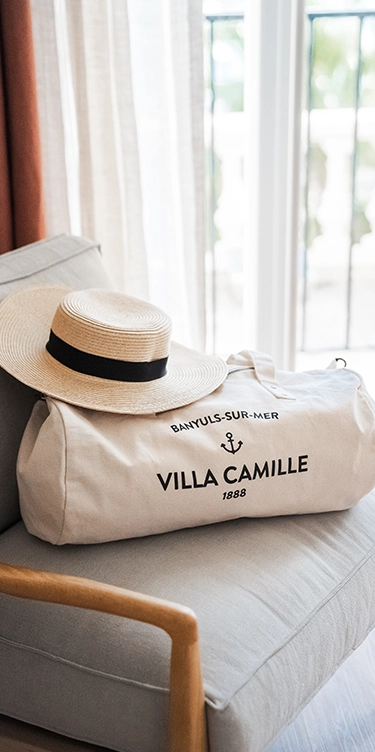 façade hôtel villa camille 4 étoiles banyuls sur mer