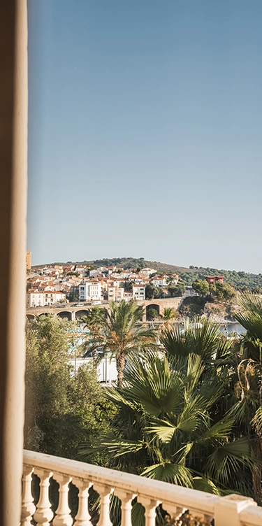 banyuls sur mer depuis l'hotel villa camille