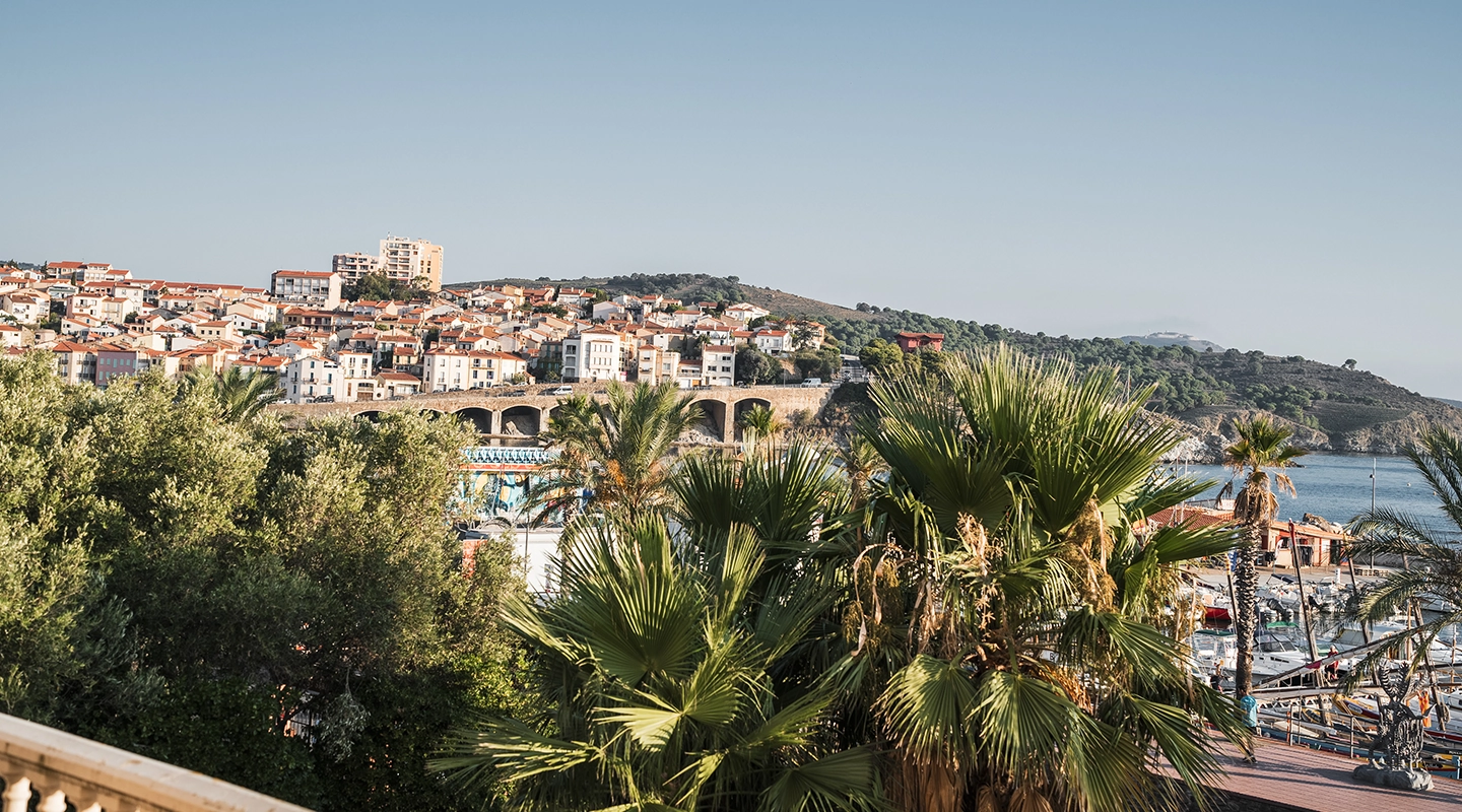 banyuls sur mer depuis l'hotel villa camille