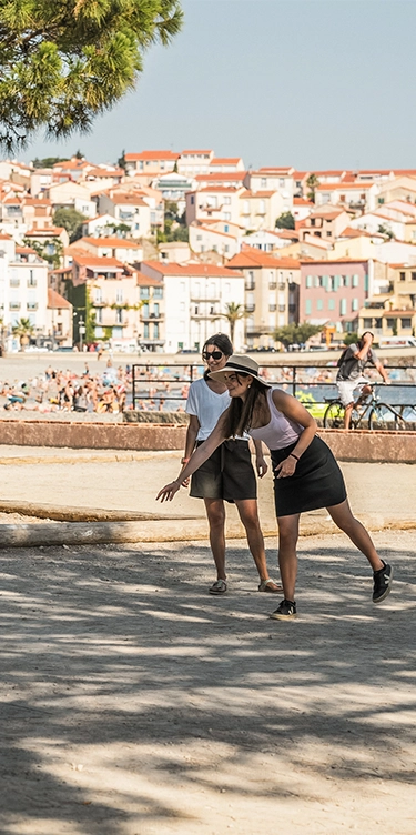 Seminario de petanca en Banyuls-sur-Mer
