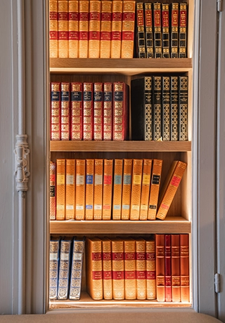 Bibliothèque hôtel villa camille banyuls sur mer