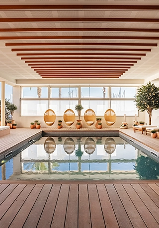 Bassin de nage hôtel villa camille banyuls sur mer