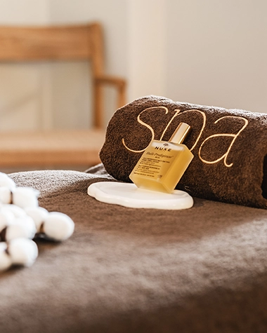 Produit nuxe à la Villa Camille