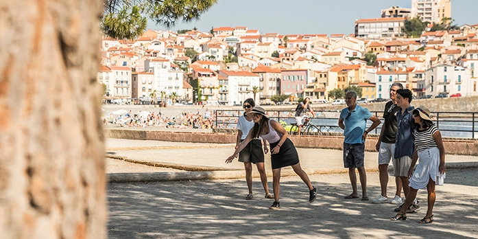 Seminario de petanca en Banyuls-sur-Mer